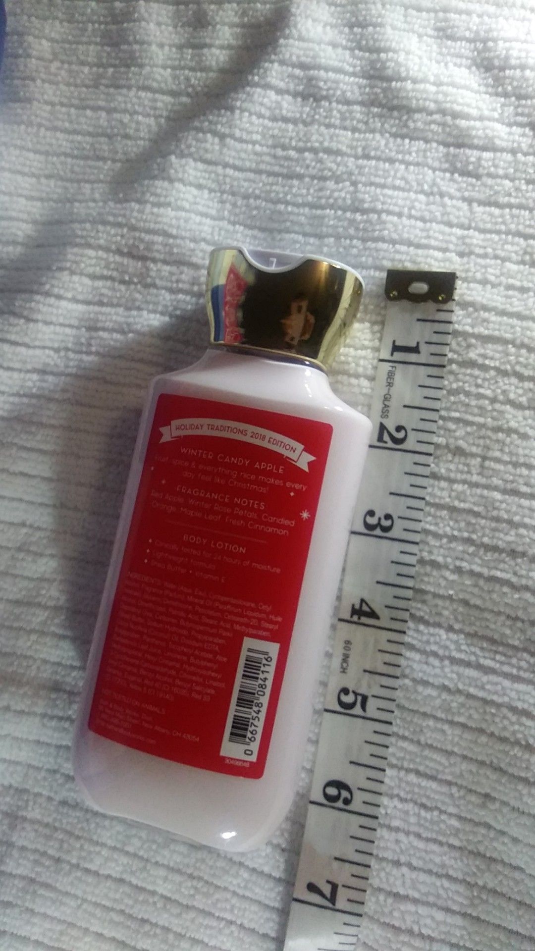 Winter candy apple body lotion 8oz. Bath&bodyworks body cream