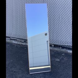 63 X 20 Gold Standing Mirror
