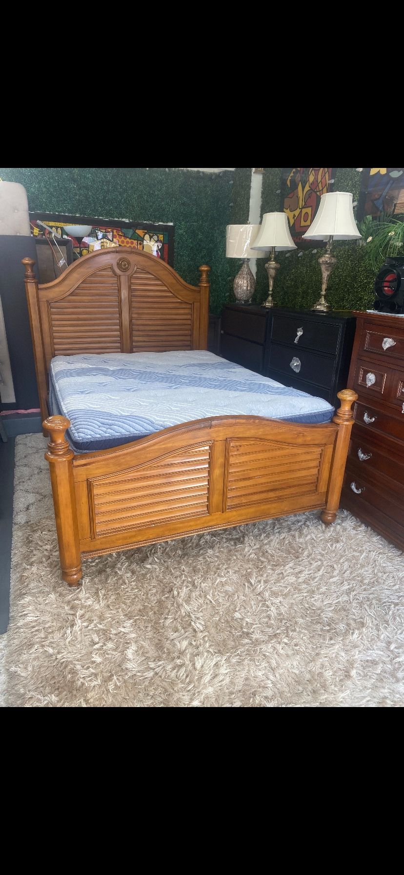 Queen Bed Frame And Mattress