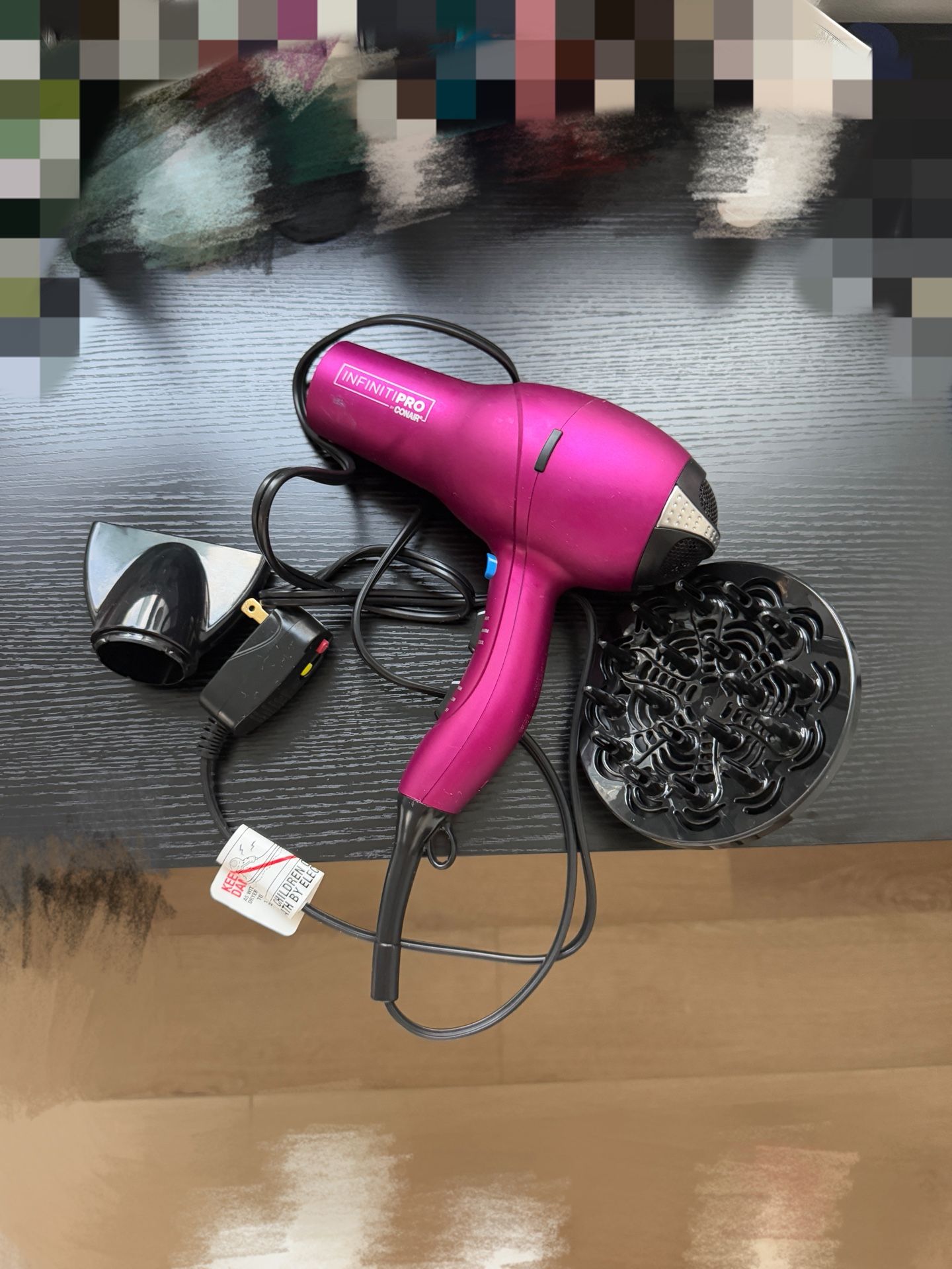 Conair Magenta Soft Touch AC Motor Salon Professional Hair Dryer - 1875 Watts