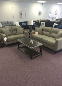 New sofa and loveseat