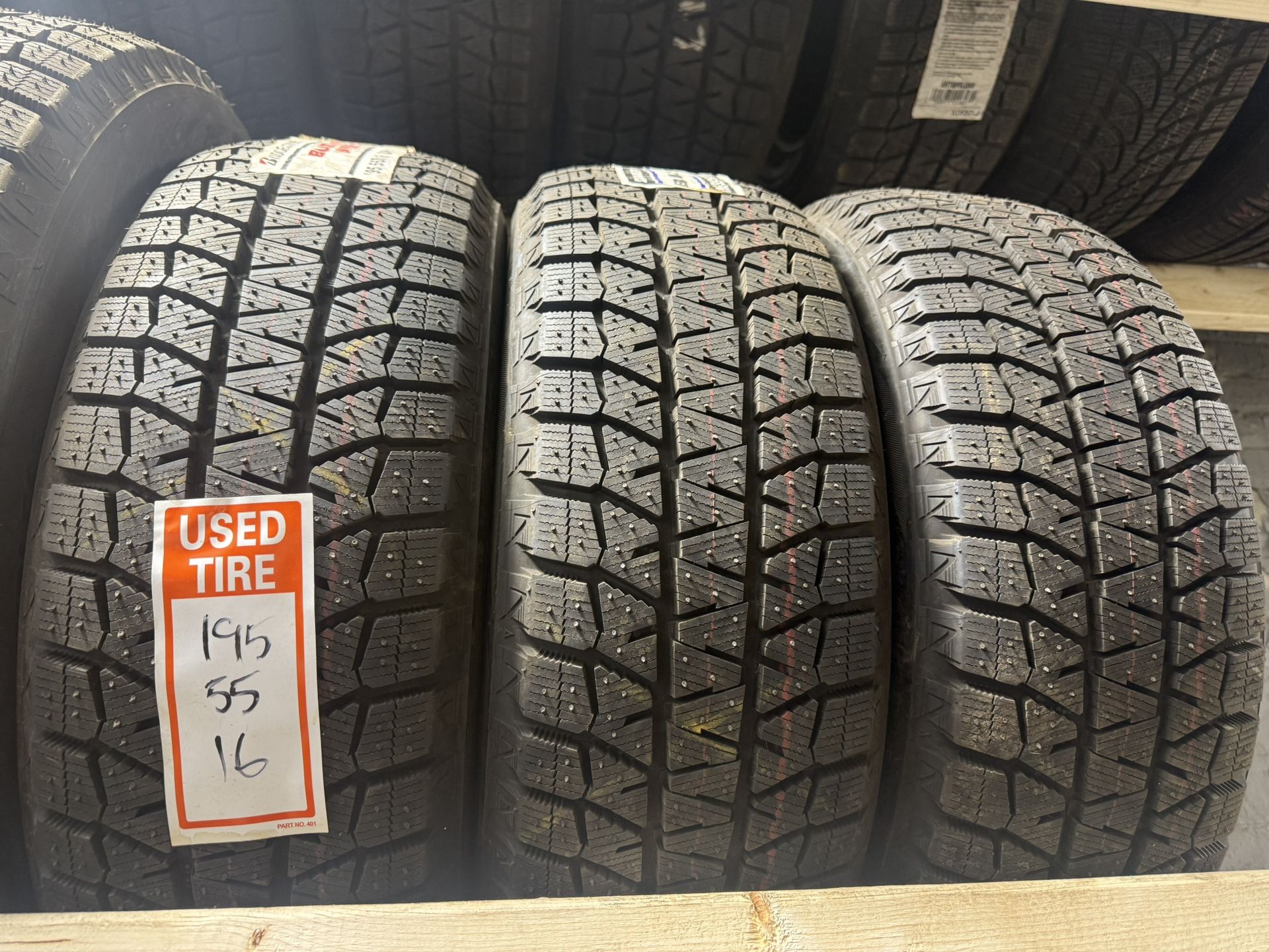 195/55r16 Bridgestone Snow Tires