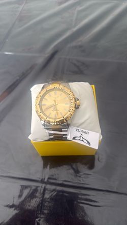 Invicta Two-Tone Gold Dial Diver Watch