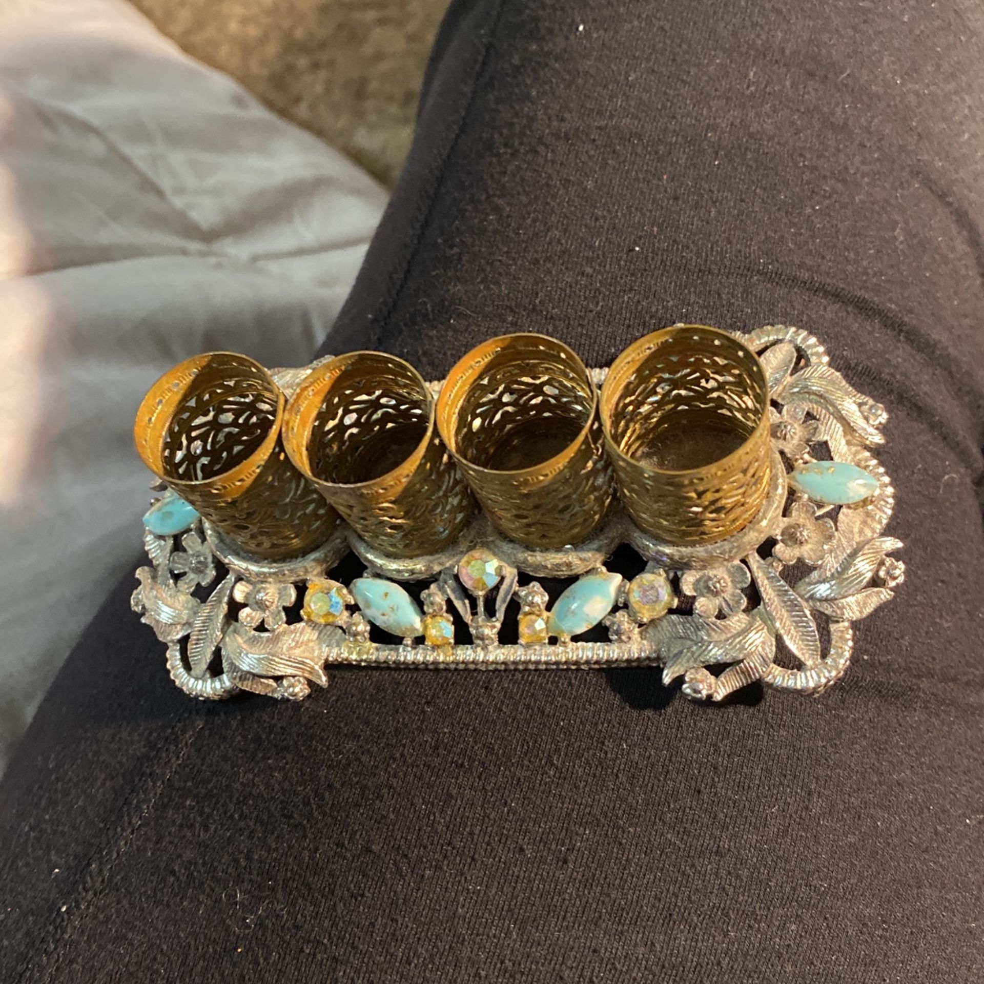 Antique Lipstick Holder