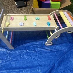 Baby Wooden Climbing Set