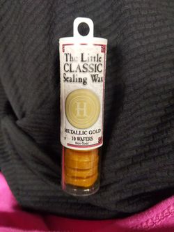 Sealing Wax Metallic Gold Wafers