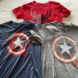 Marvel Spider-man & Captain America T Shirts