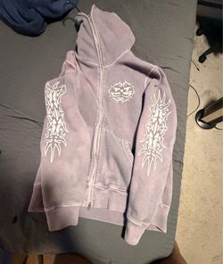 Purple zip up