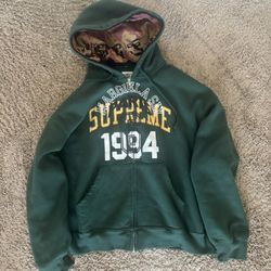 supreme x maison margeila zip up