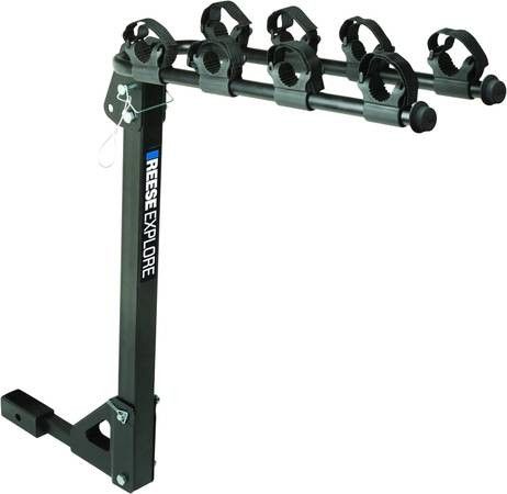NEW Reese Explore 1393100G Hitch Mount Tilt-Away 4 Bike Carrier Black Bicycles
Color Black
