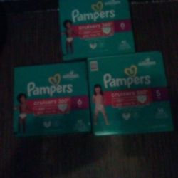 Pampers Size 5 And 6 10$ A Box