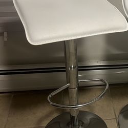 1 White Chair Bar Style Available For Pick Up 