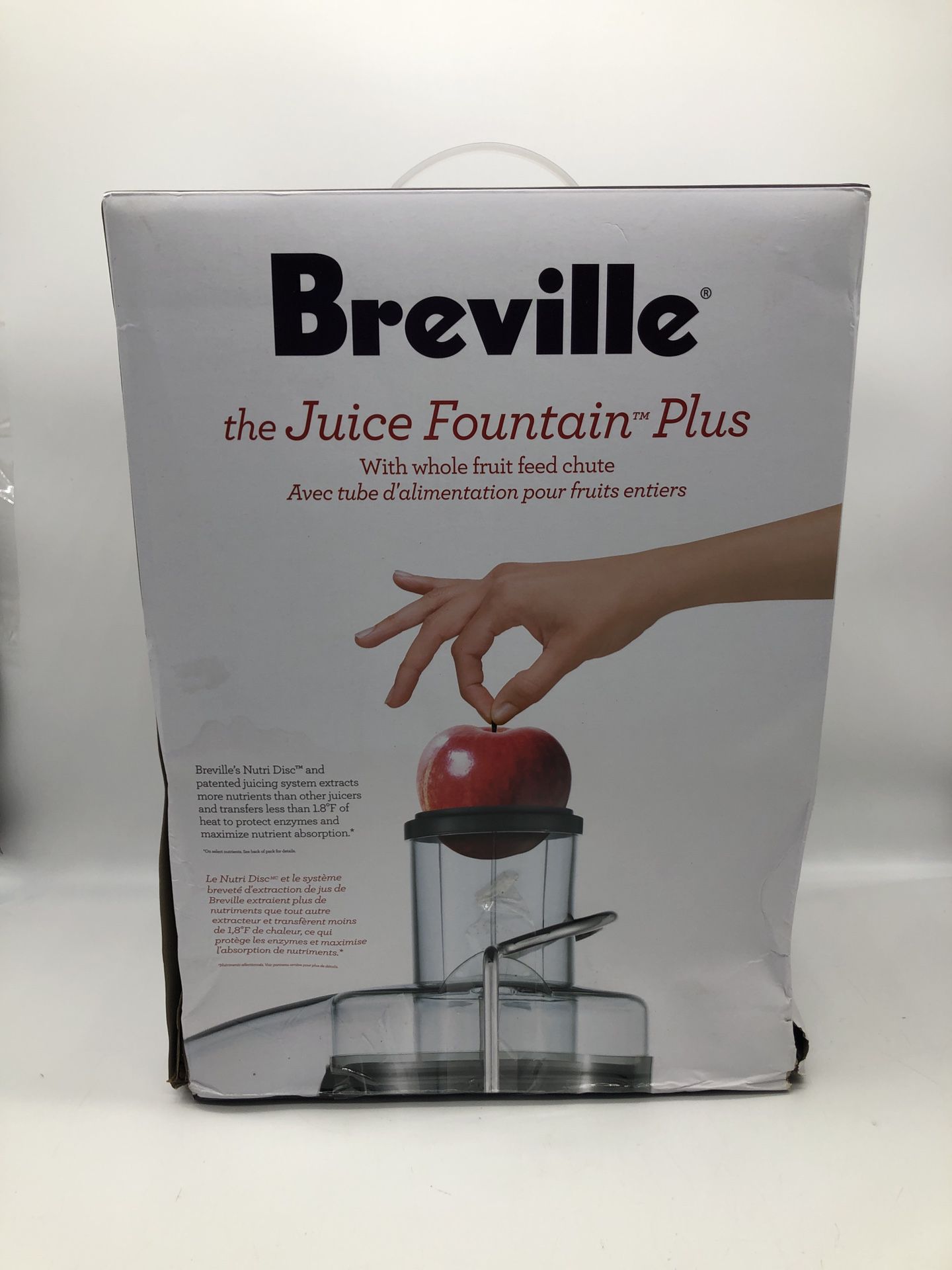 Breville JE98XL The Juice Fountain Plus Juice Extractor -silver 