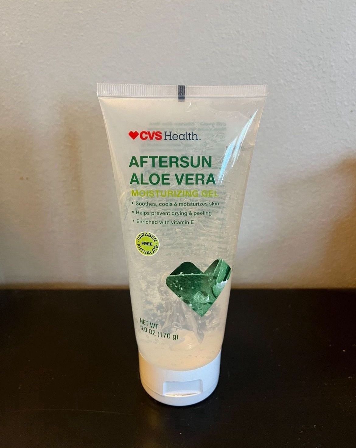Brand New! CVS Health Aftersun Aloe Vera Moisturizing Gel, 6 OZ