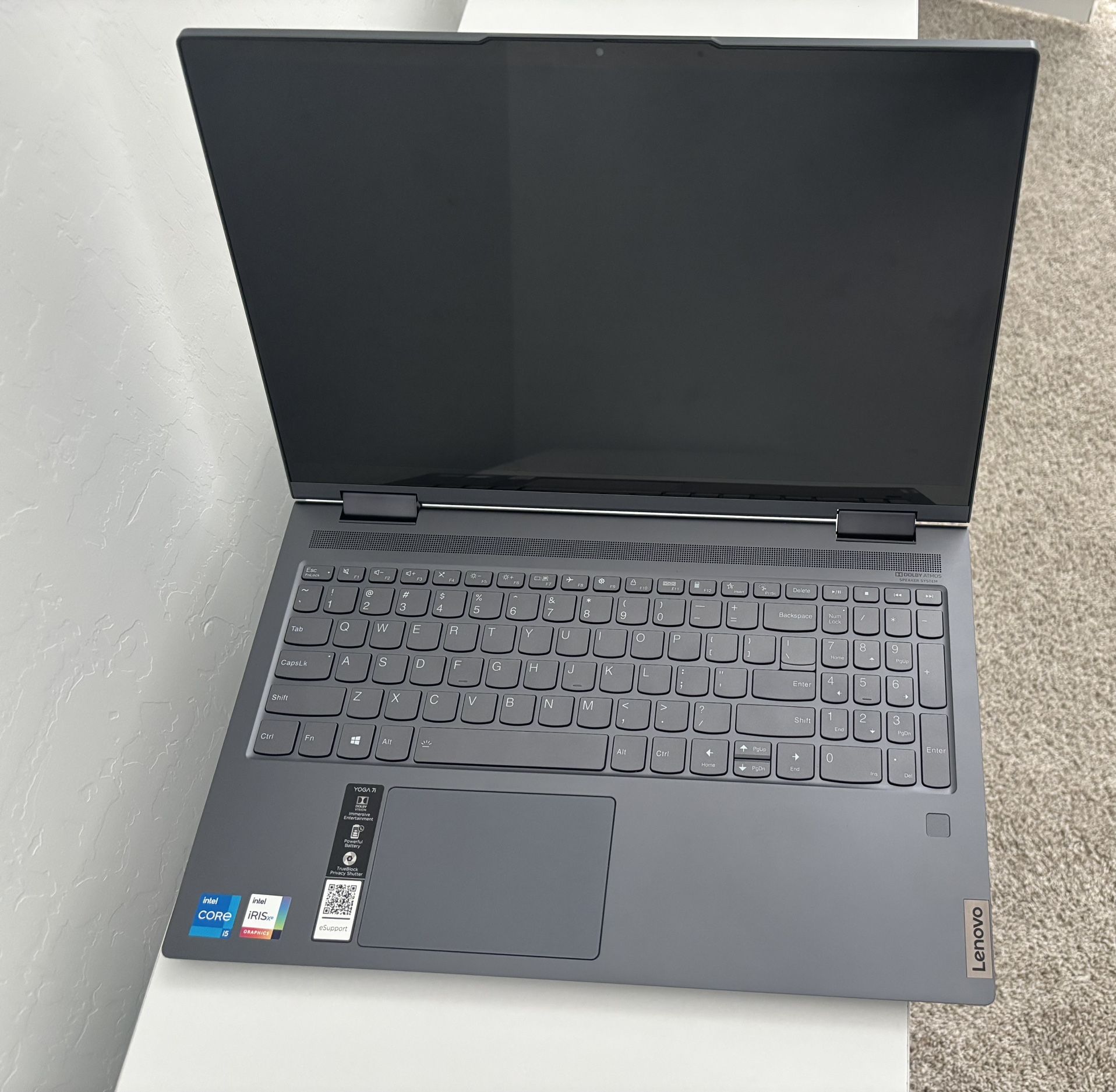 Lenovo Yoga 82BJ0001US 7i 2-in-1 Laptop, Intel Core i5-1135G7 Processor, 8GB Memory, 256GB SSD