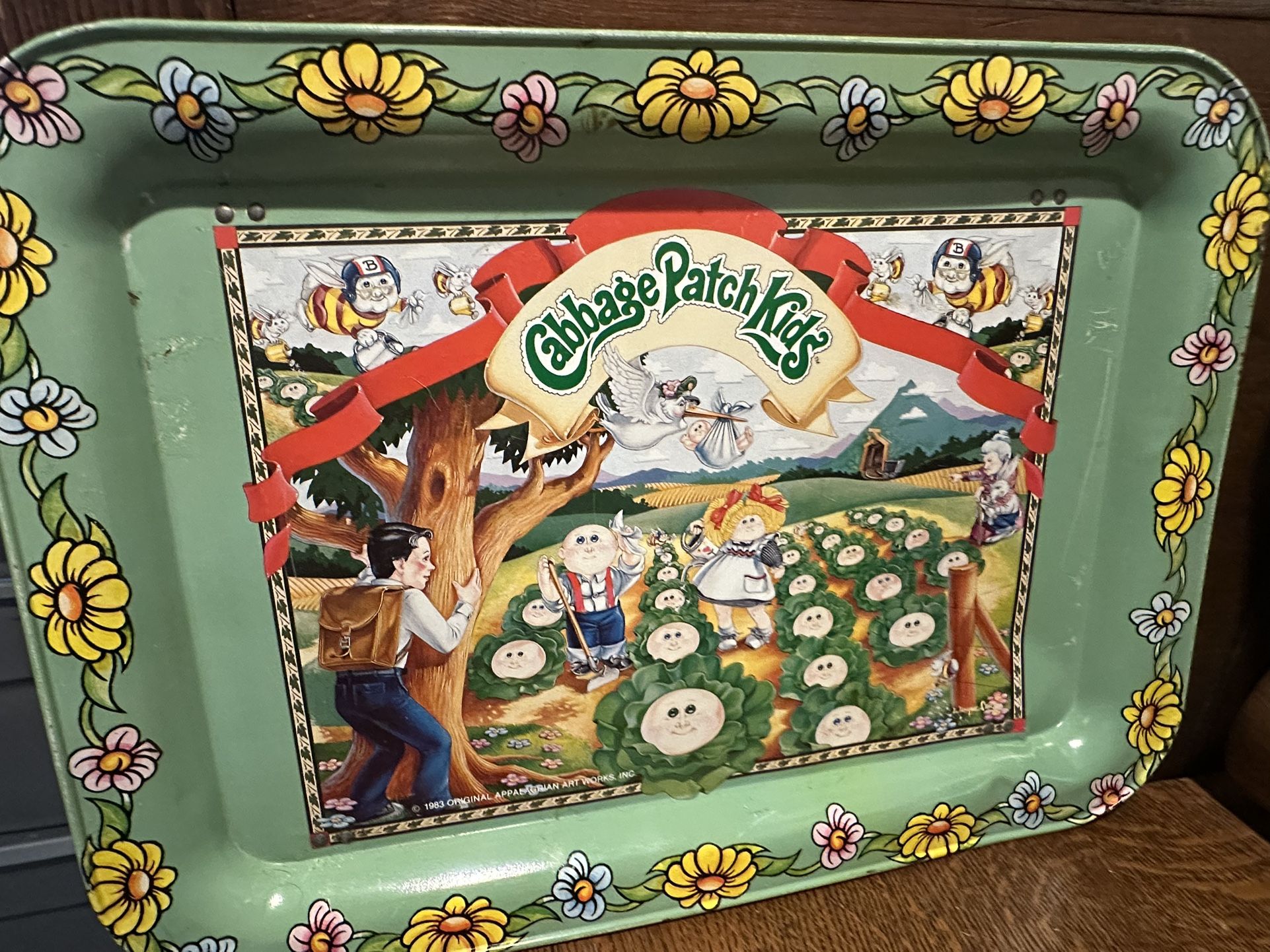 T V Metal Character Trays