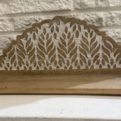 Wall Hanging Wooden Decorative Shelf 20"x7"