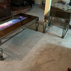 Coffee Table And 2 end tables