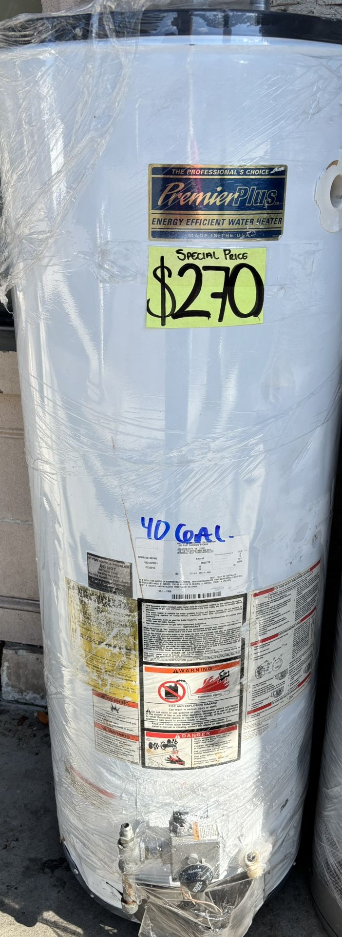 Water Heater ♨️40Gal