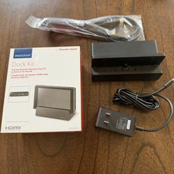 Insignia™ Dock Kit with HDMI and USB for Nintendo Switch Black NS-GNSTD19