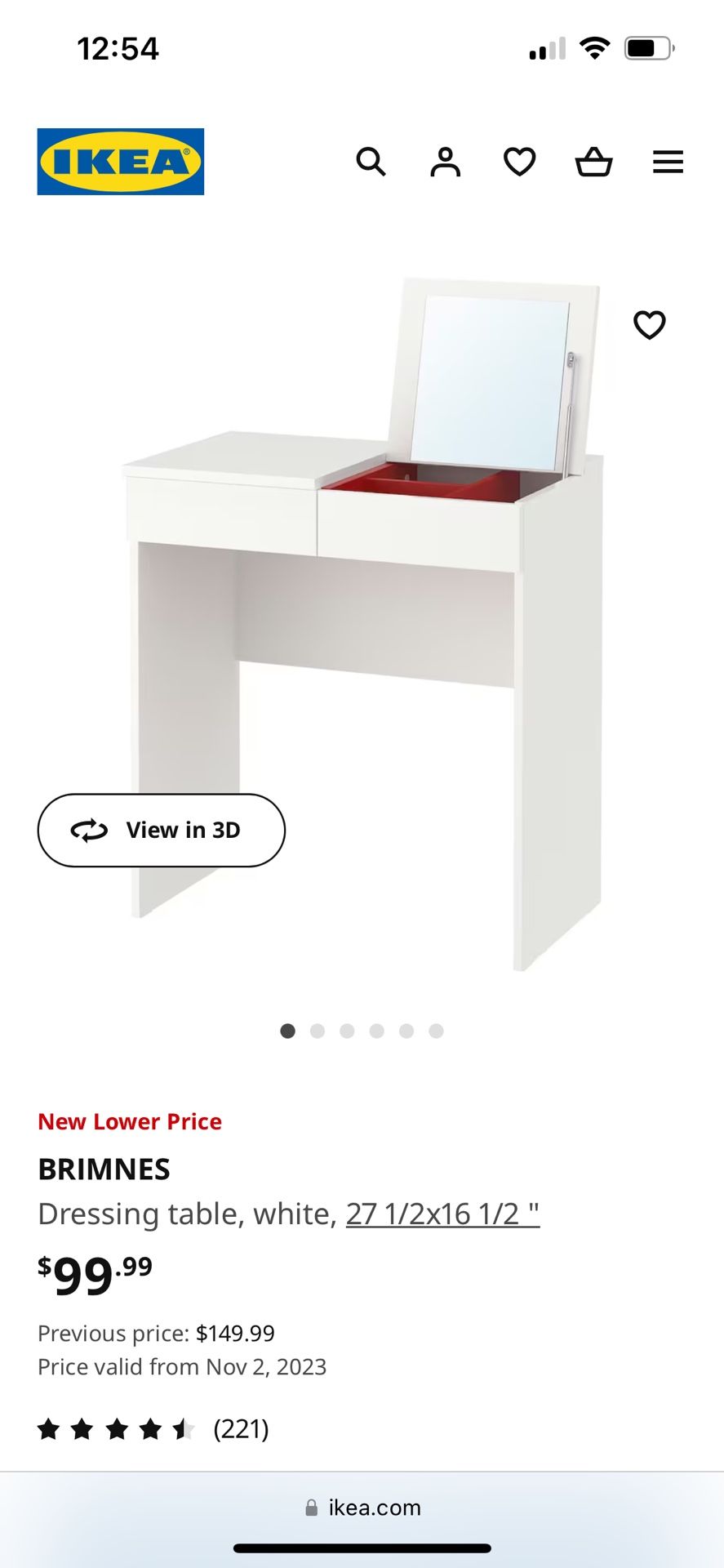 IKEA Vanity / Makeup Table