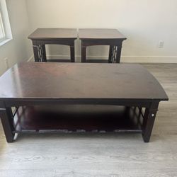 END TABLES, COFFEE TABLE & ENTRYWAY TABLE $150 OBO