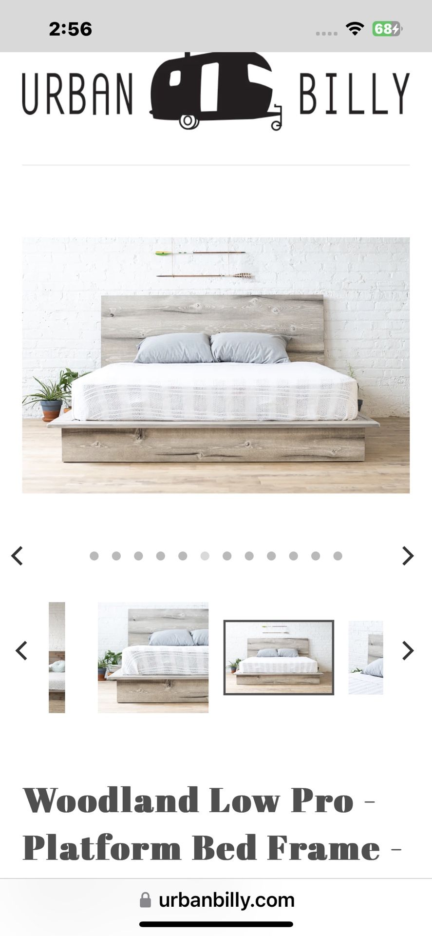 Urban Billy Twin Platform Bed Frame