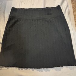Aerie Black Mini Skirt Size m