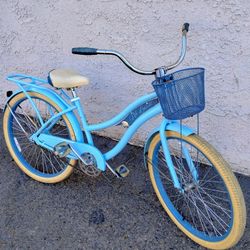 Women's Huffy Nel Lusso 26" Beach Cruiser Bike Bicicleta Basket 🧺