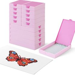 Brand new CATEARED Trabricks 15-Piece Diamond Art Storage Trays Set