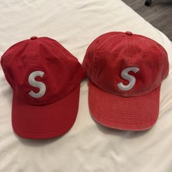 Supreme S Logo Caps Hats