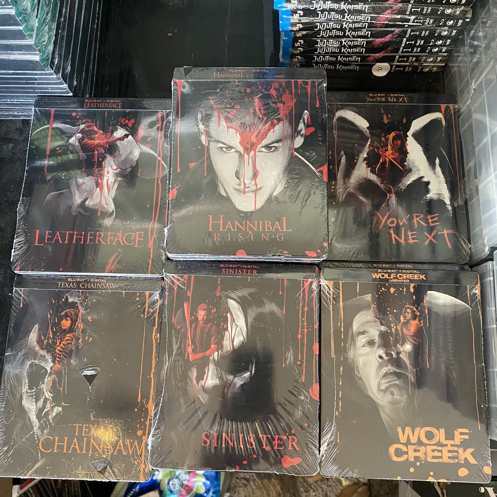 STEELBOOK HORROR 8 Ea
