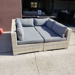 New Outdoor Wicker Patio Furniture Modular Lounge set