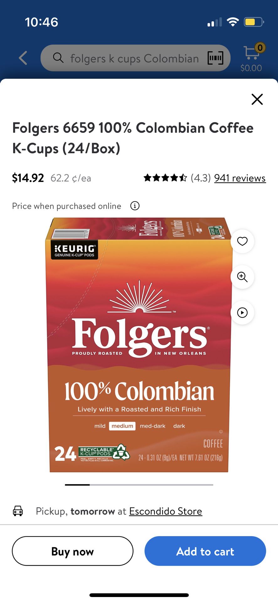 Great Deal!!!!!!!! Folgers Kcups 
