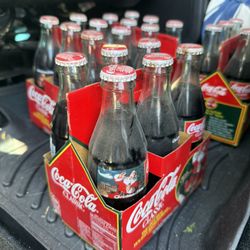 Coca Cola Bottles 1996 Christmas Edition Unopened 