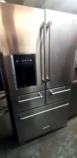 Kitchen Aid 5-Door Stainless Steel Fridge
