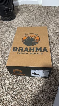BRAHMA WORK SHOES COMPOSITE TOE MEN SIZE 7
