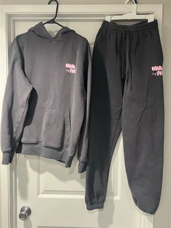 White Fox Capsule 09 Hoodie and Sweatpants Set, Used XS/S