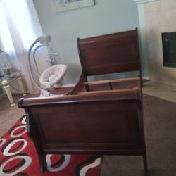 Ashley Twin Sleigh Bed Frame