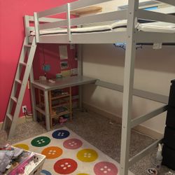 Loft Twin Bed With Desk