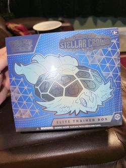 Pokemon TCG Stellar Crown ETB Elite Trainer Box New Factory Sealed