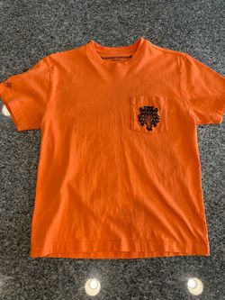Chrome Hearts T-shirt Vine Dagger Orange/Black Small