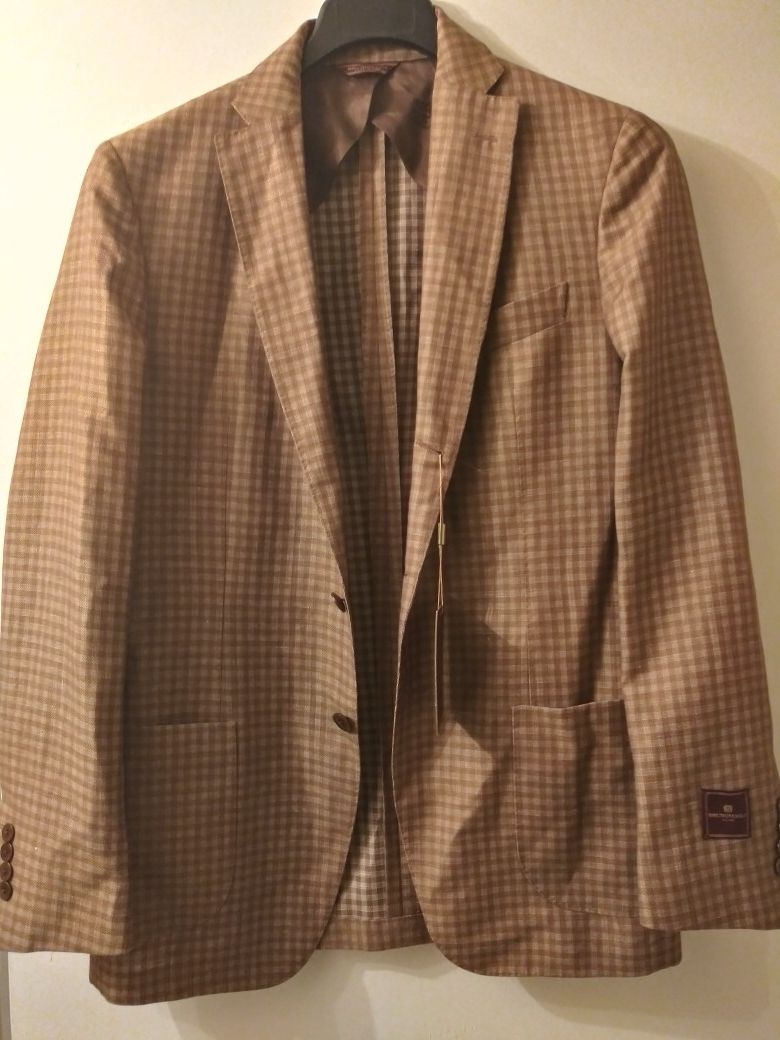 Bruno Magli designer men's sport dress coat suit jacket