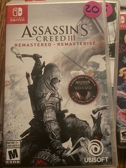 Assassin's Creed III Remastered Nintendo Switch