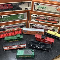 Collection of HO trains