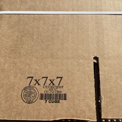 7x7x7 Cardboard Box 