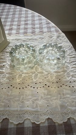 Vintage Princes House Christal Candle Holder