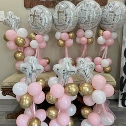 First Communion Centerpieces 8 Total