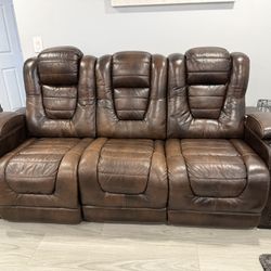 Leather Electric Couches 