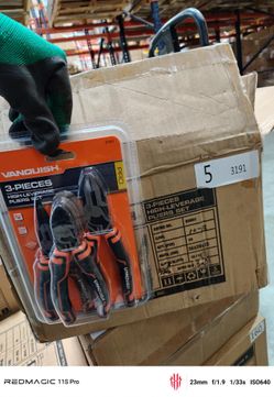 VANQUISH 3-Piece Pliers Set (Brand New)